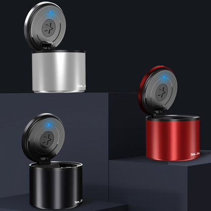 BEN.JACK LED Light Ashtray with Lid Multifunctional Universal Car Ashtray for Home Office