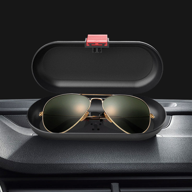 BEN.JACK Glasses Holders for Cars, Sunglasses Holder Clip for Sun Visor, Ticket Card Clip Eyeglasses Mount