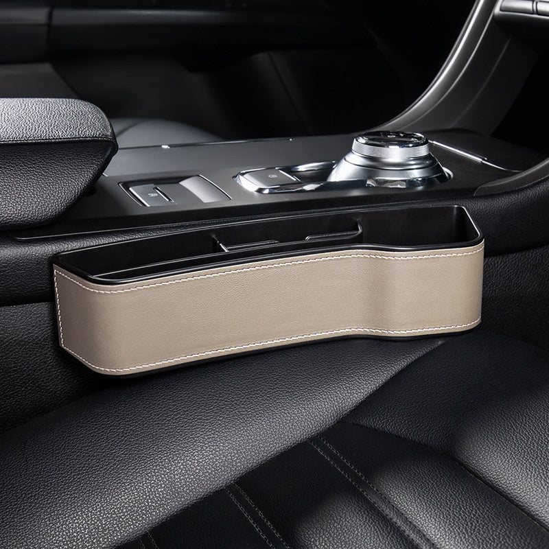 Passenger Side Car Front Seat Seam Storage Box Car Seat Gap Phone Drink Can Organizer