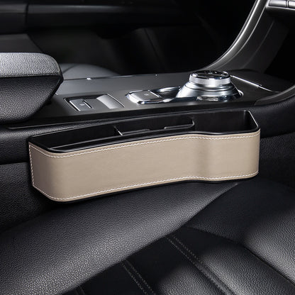 Passenger Side Car Front Seat Seam Storage Box Car Seat Gap Phone Drink Can Organizer