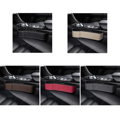 Passenger Side Car Front Seat Seam Storage Box Car Seat Gap Phone Drink Can Organizer