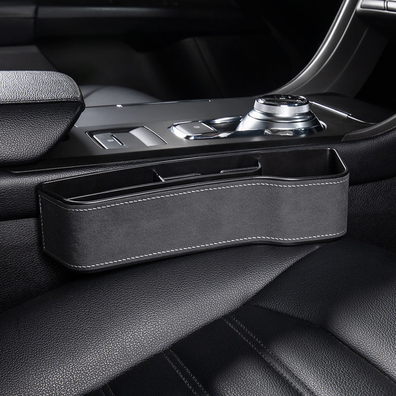 Passenger Side Car Front Seat Seam Storage Box Car Seat Gap Phone Drink Can Organizer