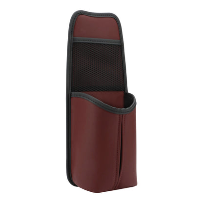 Car Seat Side Nappa Leather Water Bottle Bag Tissue Paper Phone Storage Bag