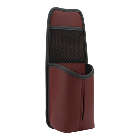 Car Seat Side Nappa Leather Water Bottle Bag Tissue Paper Phone Storage Bag