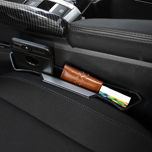 Multifunction Car Center Console Seat Seam Storage Box Filler Gap Holder Case Organizer