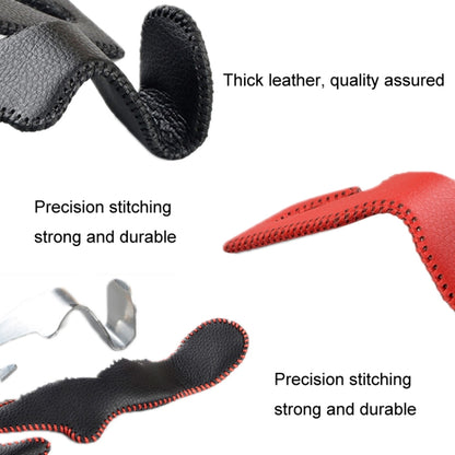 Car Seat Back Bag Hanging Hook Stainless Steel + Leather Car Seat Headrest Mount Hook