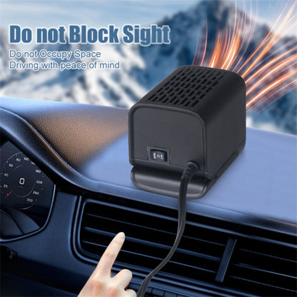 Electric Heater Fan 120W 12V Winter Heating Warmer Windshield Defroster Fog Removing