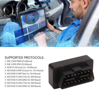 V06H4 elm327 Engine Fault Detector Car Code Reader Bluetooth Connection OBD2
