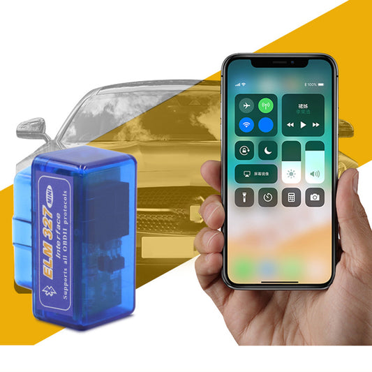 B02 Car Engine ELM327 Fault Code Reader Vehicle Diagnostic Tool OBD2 Diagnostic Instrument Detector (Bluetooth 2.0)