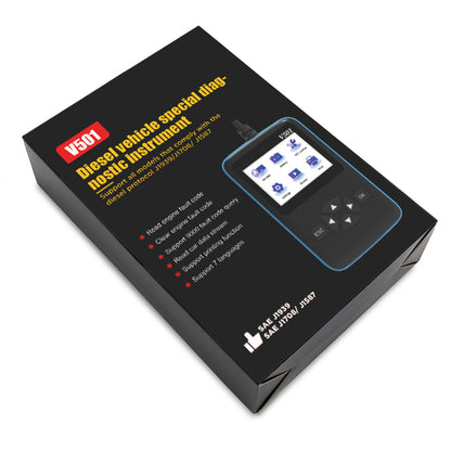 V501 OBD2 Car Truck Diesel Oil Diagnostic Tool Vehicle Engine Fault Code Reader Scanner Analyzer