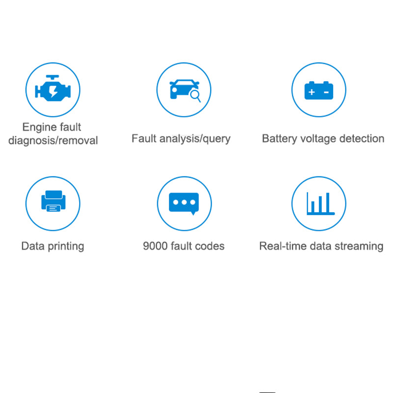 V501 OBD2 Car Truck Diesel Oil Diagnostic Tool Vehicle Engine Fault Code Reader Scanner Analyzer