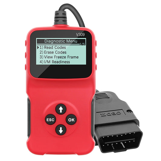 V309 Car Engine Scanner OBD2 ELM327 Vehicle Code Reader Diagnostic Analyzer Support Multiple Languages