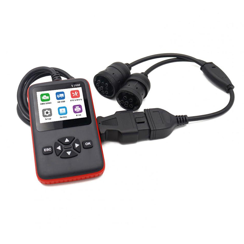 V500 Car Vehicle ELM327 OBD2 Engine Fault Code Reader Diesel Oil Diagnostic Tool Scanner Analyzer