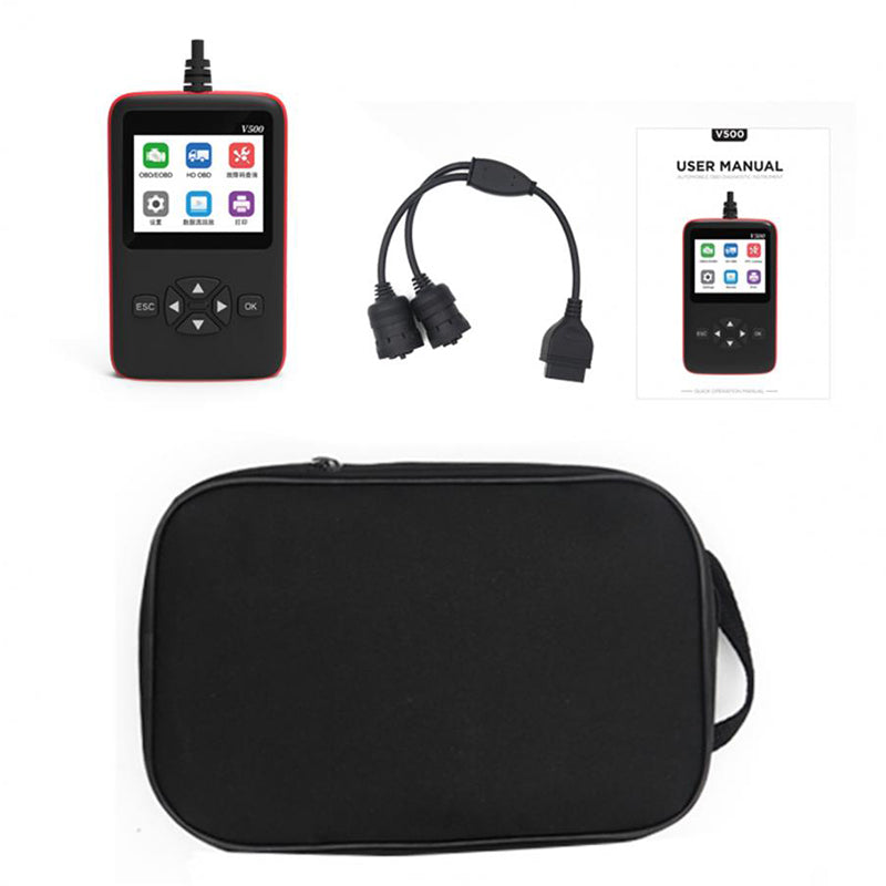 V500 Car Vehicle ELM327 OBD2 Engine Fault Code Reader Diesel Oil Diagnostic Tool Scanner Analyzer