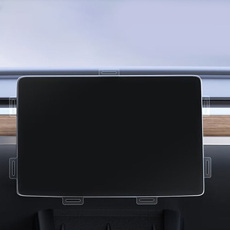 Tempered Glass Screen Protector for Tesla Model 3 / Y Dashboard Car Navigation Touchscreen Automatic Alignment Protective Film