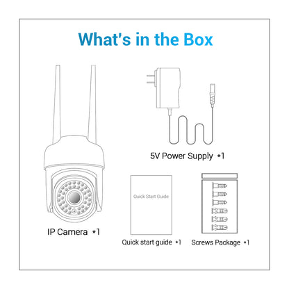 ESCAM PVR007 H.265 3MP HD Full Color Camera Night Vision Motion Detection IP Camera Sound Alarm 128G WiFi Camera