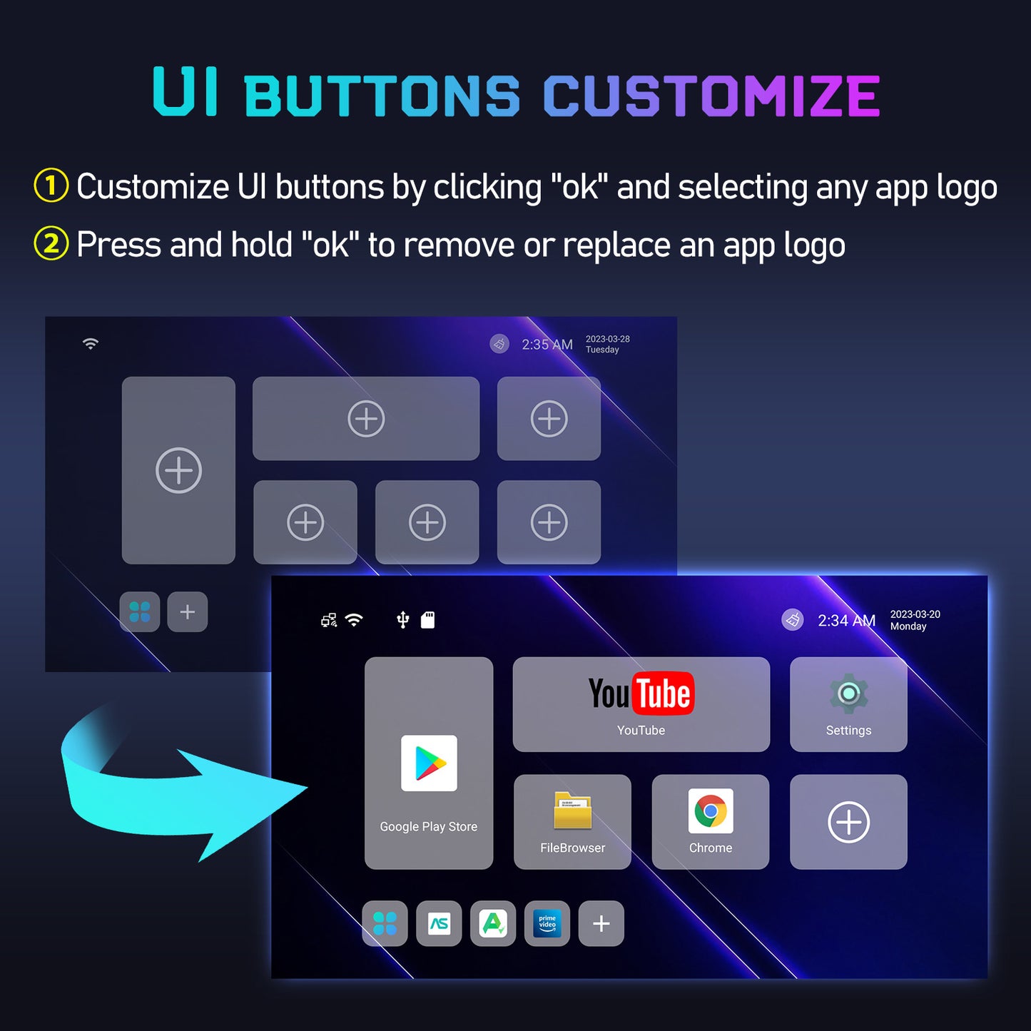 H96max Network Set-top Box 4GB+32GB TV Set-top Box RK3528 Android 13.0 WiFi 6 Ultra HD TV Box