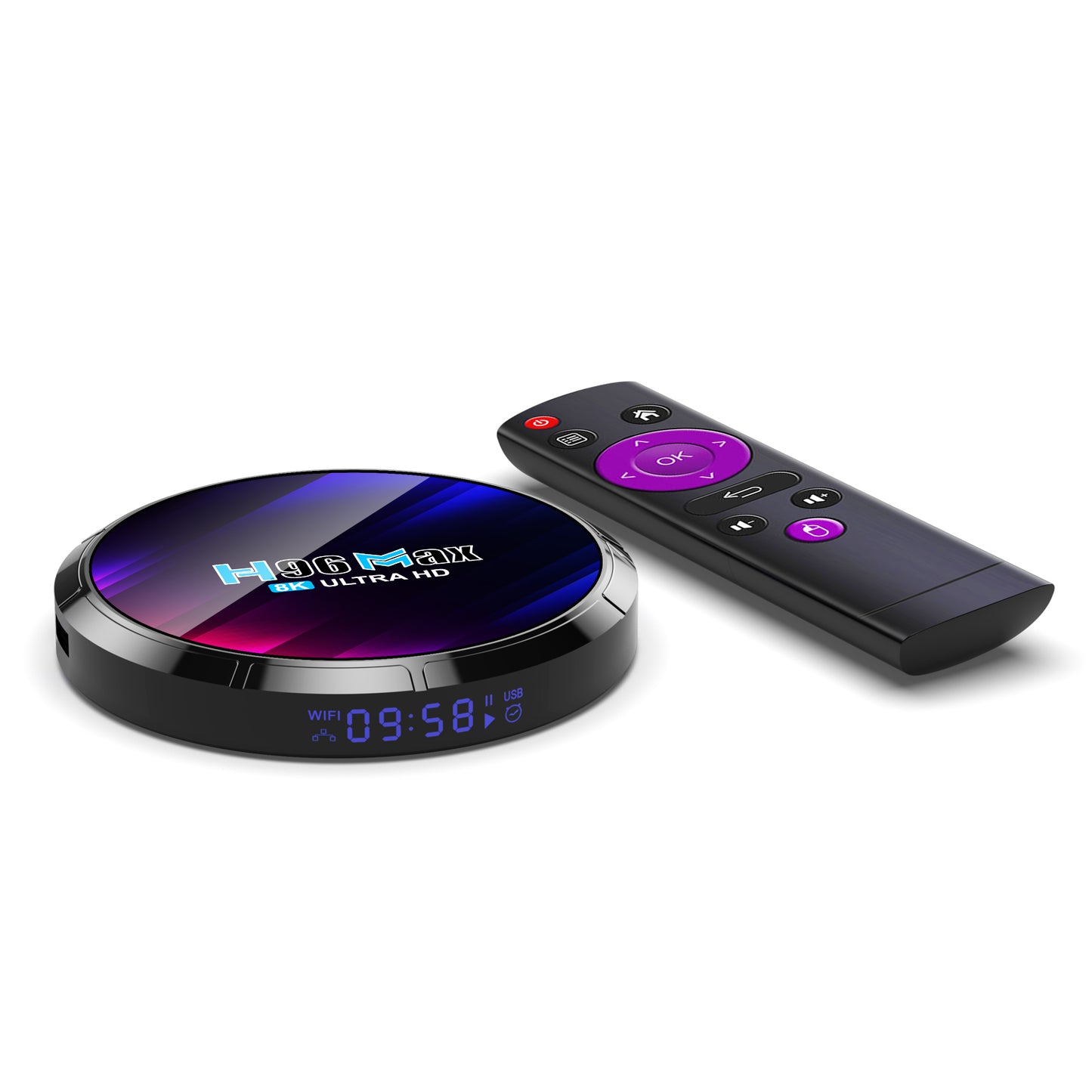 H96max Network Set-top Box 4GB+32GB TV Set-top Box RK3528 Android 13.0 WiFi 6 Ultra HD TV Box