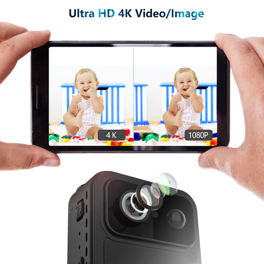 R9 Home Wireless WiFi Camera HD Night Vision Monitor Camera Cell Phone Remote Webcam Built-In 2000mAh Battery