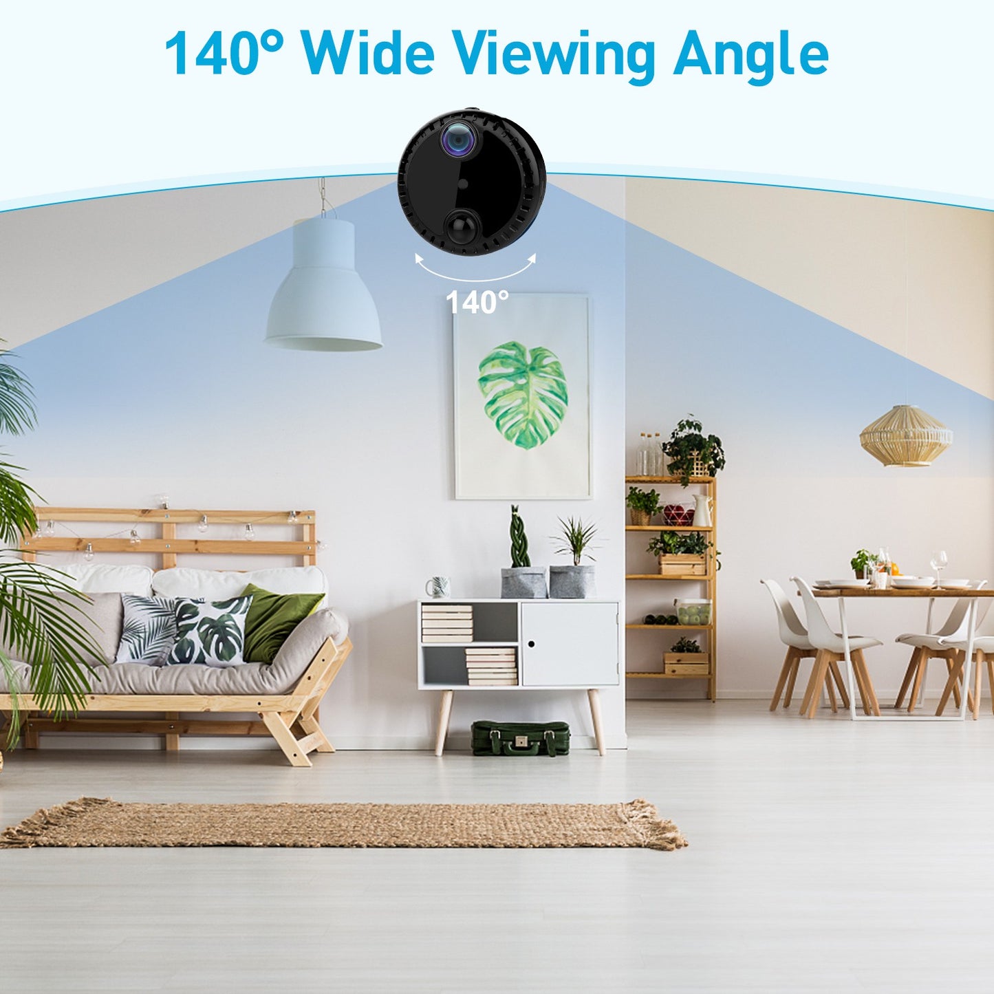 R10 Wireless WiFi Webcam Home Network Monitor Camera 4K HD Night Vision Cell Phone Remote Camera