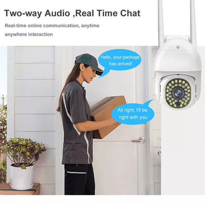 Outdoor HD Monitor Camera Wide Angle Rotating Two Way Voice WiFi Camera for Home Security