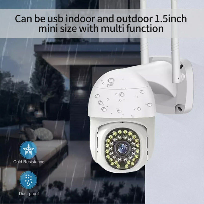 Outdoor HD Monitor Camera Wide Angle Rotating Two Way Voice WiFi Camera for Home Security