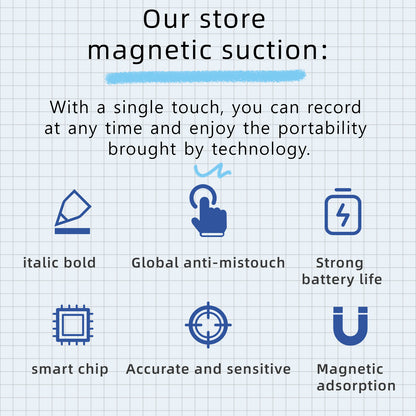 S-IP01 Magnetic Capacitive Pen for iPad , Touch Screen Writing Drawing Stylus Pen Pencil