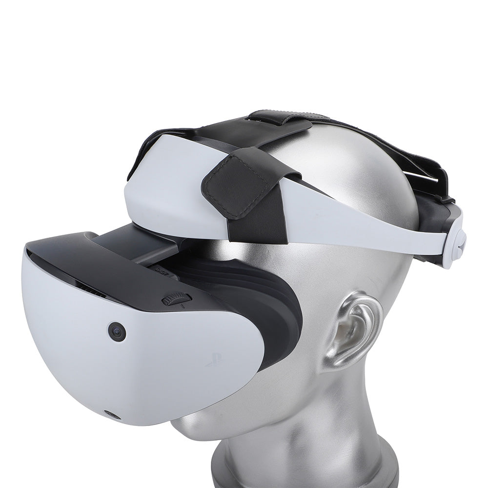 HILUX PS-QF35 For PlayStation VR2 Pressure Relief Headband PU Leather Adjustable Head Strap VR Accessories