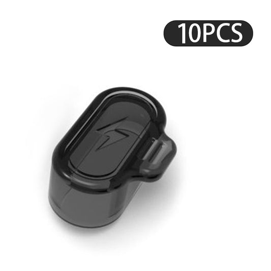 10Pcs For Garmin Forerunner 955 / 255 / 255S / Vivosmart 5 Dust-proof Silicone Plug Watch Charging Port Clear Cover