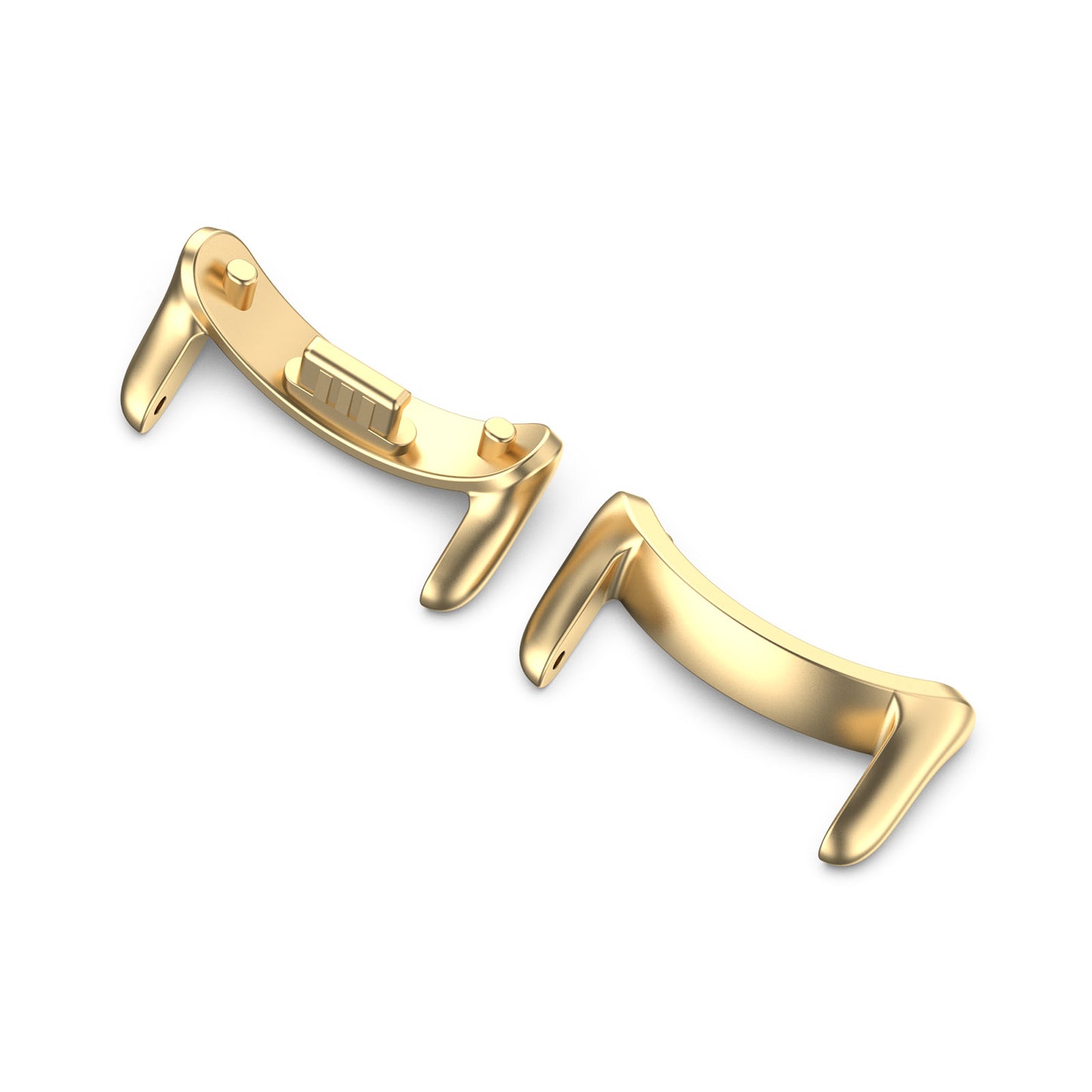 1 Pair 12mm Watchband Connector for Xiaomi Smart Band 8 , Watch Strap Stainless Steel Adapter