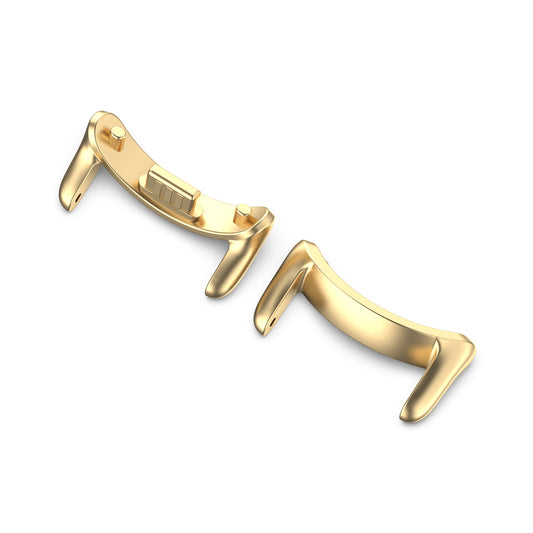 1 Pair 12mm Watchband Connector for Xiaomi Smart Band 8 , Watch Strap Stainless Steel Adapter