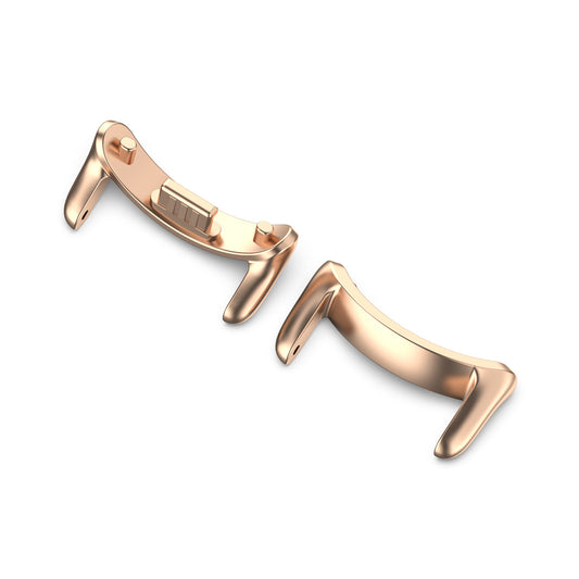 1 Pair 12mm Watchband Connector for Xiaomi Smart Band 8 , Watch Strap Stainless Steel Adapter