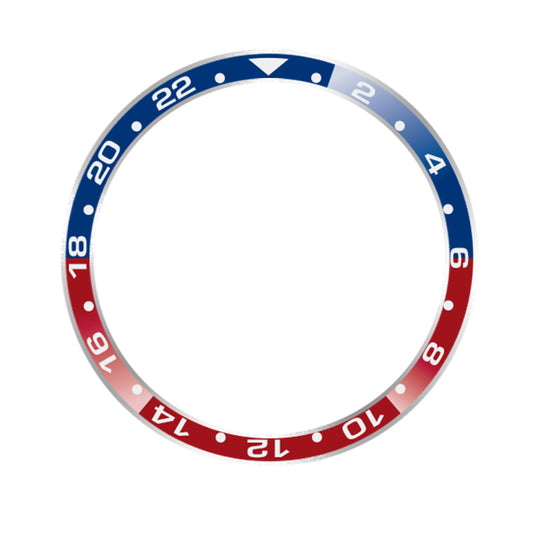 For Samsung Galaxy Watch 5 / 4 40mm Watch Bezel Ring Dual-color Adhesive Frame Cover Anti-Scratch Metal Protector (Type B)