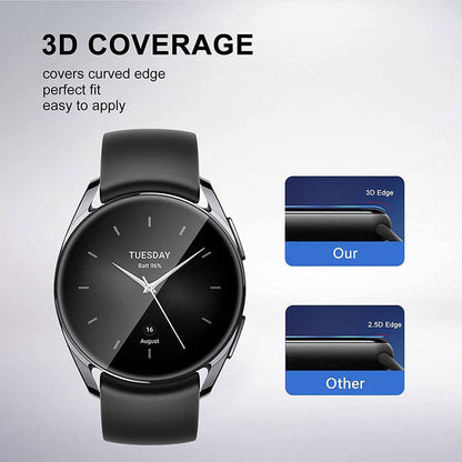 1Pc For Xiaomi Watch S2 46mm 3D Watch Screen Protector PET+PPT Anti-scratch Screen Film