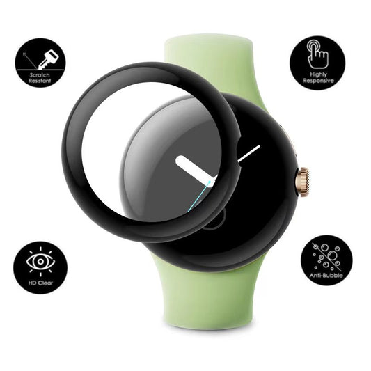 1Pc For Google Pixel Watch 2 / Pixel Watch Screen Protector Transparent PET+PPT 3D Watch Screen Film