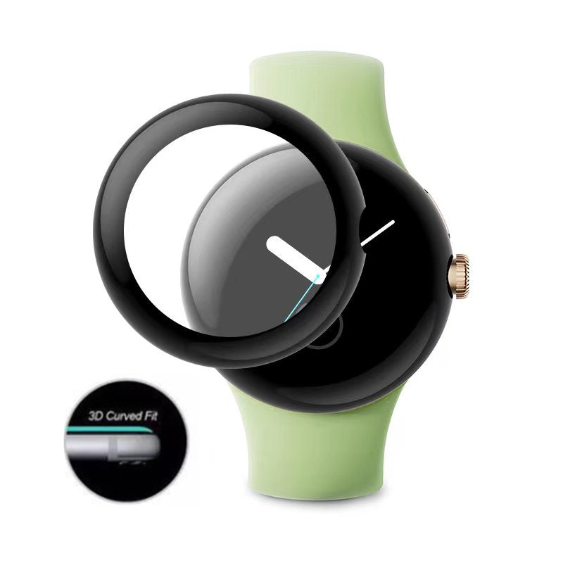 1Pc For Google Pixel Watch 2 / Pixel Watch Screen Protector Transparent PET+PPT 3D Watch Screen Film