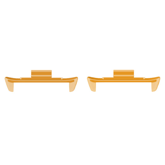 1 Pair 20mm Watch Strap Connector for Xiaomi Smart Band 8 Pro Watchband Metal Adapter