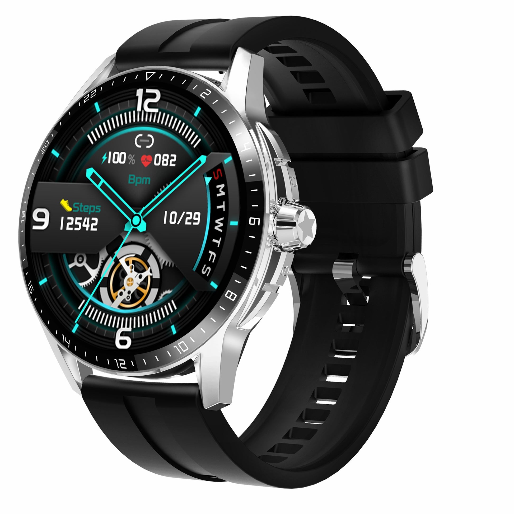 GT4 Pro 1.47-inch Touch Screen Smart Watch Bluetooth Call Dynamic Heart Rate Monitor Wristwatch