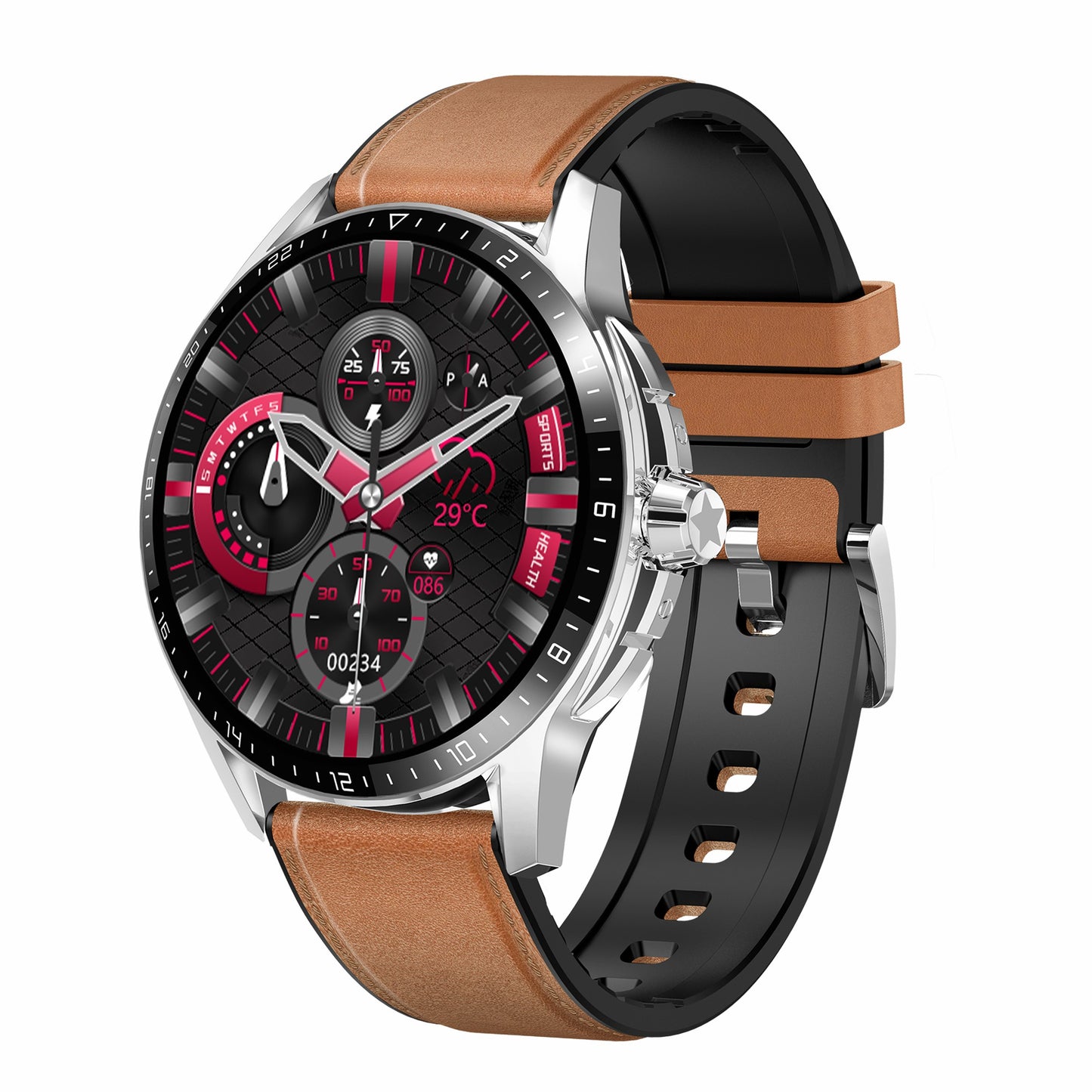 GT4 Pro 1.47-inch Touch Screen Smart Watch Bluetooth Call Dynamic Heart Rate Monitor Wristwatch