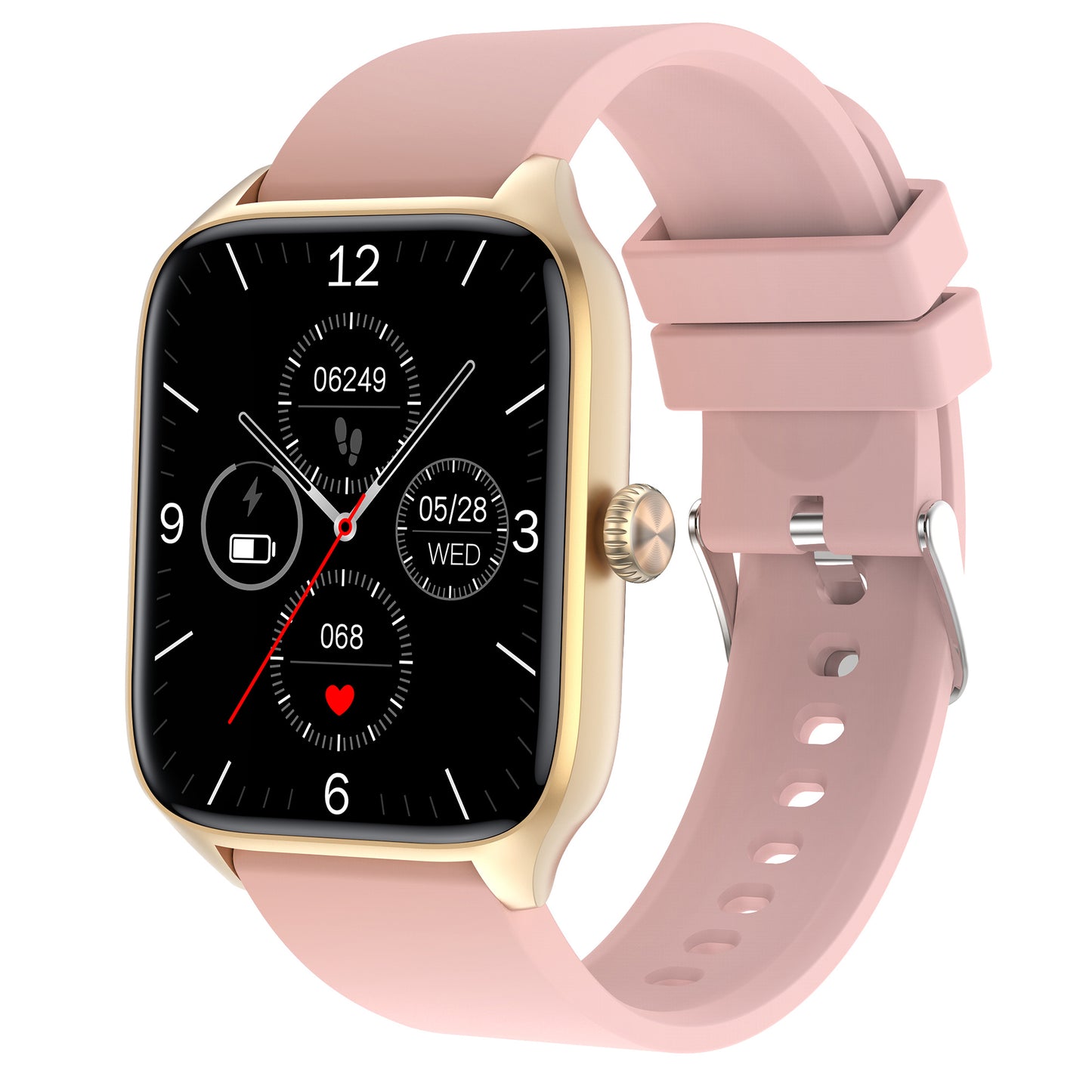 T19 Pro Bluetooth Call 1.96&quot; Screen Smart Watch 8763E Rotary Button True Blood Oxygen Monitor Smart Bracelet