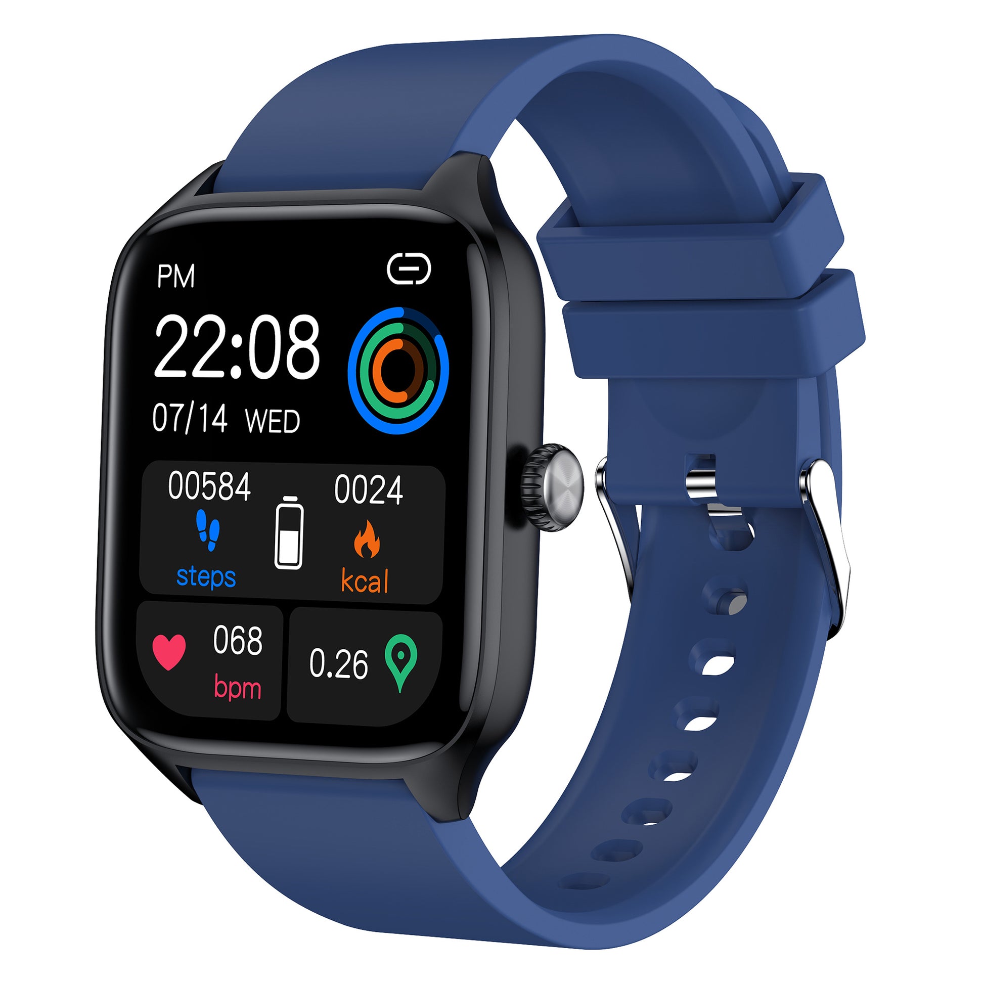 T19 Pro Bluetooth Call 1.96&quot; Screen Smart Watch 8763E Rotary Button True Blood Oxygen Monitor Smart Bracelet