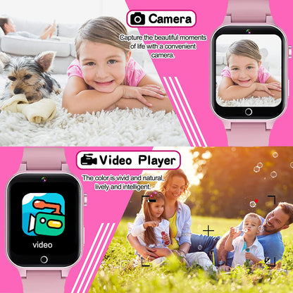 X33 Kids Camera Pedometer Music Game Smart Watch Student Smart Bracelet with Built-in 26 Puzzle Games