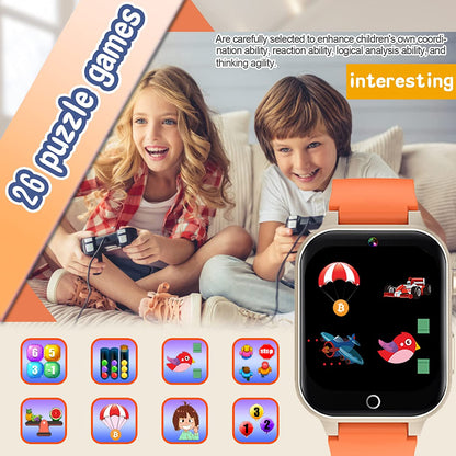 X33 Kids Camera Pedometer Music Game Smart Watch Student Smart Bracelet with Built-in 26 Puzzle Games