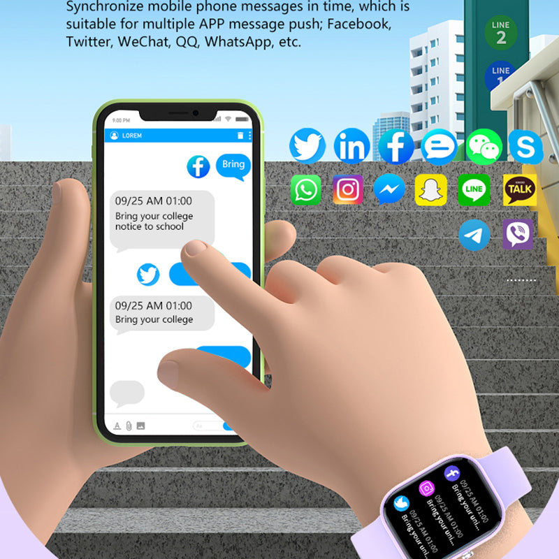Y97 1.5-inch Large Screen Smart Watch Bluetooth Sports Bracelet for Teenager Children