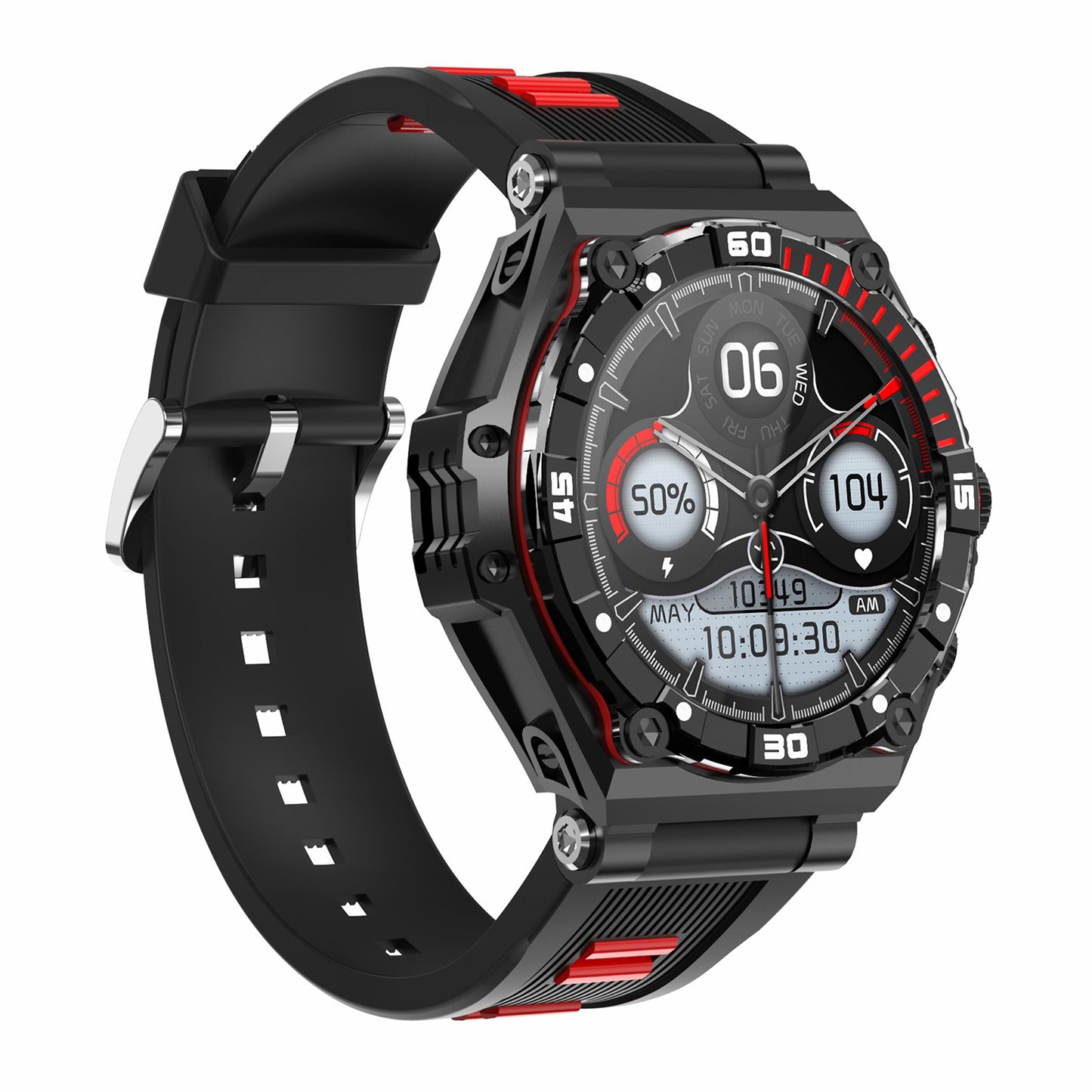 CT18 1.43 AMOLED Screen Watch Heart Rate Intelligent Monitoring Waterproof Sports Smart Bracelet