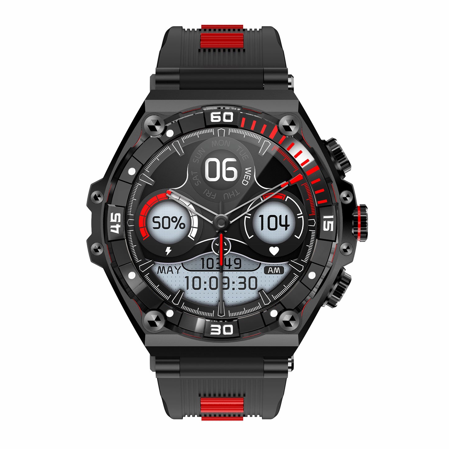 CT18 1.43 AMOLED Screen Watch Heart Rate Intelligent Monitoring Waterproof Sports Smart Bracelet