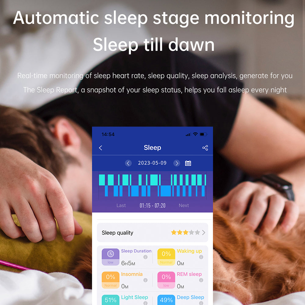 ET540 1.39-inch Screen ECG Smart Watch Heart Rate Temperature Monitoring NFC Sports Bracelet, Leather Strap