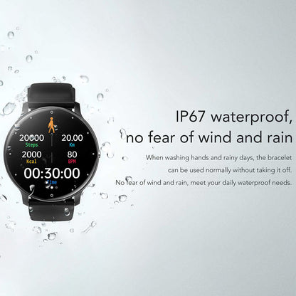 ZL02PRO IP67 Waterproof 1.39 Touch Screen Sports Bracelet Heart Rate Monitor Smart Watch