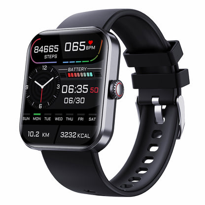 F57L 1.91 Smart Watch Waterproof Sports Bracelet with Blood Glucose, Heart Rate, Blood Oxygen, Temperature Detection
