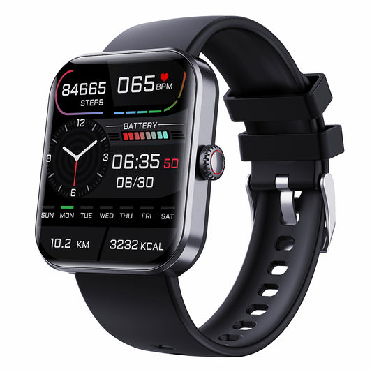 F57L 1.91 Smart Watch Waterproof Sports Bracelet with Blood Glucose, Heart Rate, Blood Oxygen, Temperature Detection